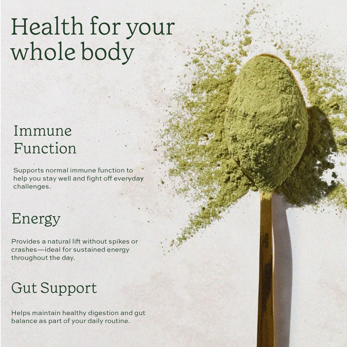 Aduna Organic Super Greens Blend | 100% Natural Superfood Powder for Immune Support & Energy | Stir-in Blend with 10+ Superfoods, Moringa & More | Vegan Powder for Smoothies, Shakes & Yoghurt | 250g