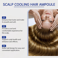 Sca-lp Cooling Hair Ampoule, Hair Growth Serums for Hair Loss,Sca-lpy Ha-ir Gro-wth Serum for Men & Women,Ha-ir Loss Treatment for Women,Ha-ir Oil for Dry Damaged Ha-ir,Dry Ha-ir Treatments