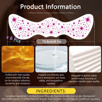 AmiCera Glitter Freckles Face Tattoo, 6 Pcs Face Glitter Freckles Gold for Kids Women, Fake Sparkle Temporary Tattoos Stickers for Girls and Adults Festival Makeup Accessories Face Decor, Maroon