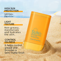 Wormeer Sunscreen Stick SPF 50+ for Face & Body, Invisible Sun Screen SPF 50 Face Stick, Semi-Matte Sun Cream, Water Resistant & Non-Greasy, 16g – For Women
