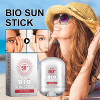 ISBEAUSOLS SPF 50 Sunscreen Sticks 2PCS- Ski Sun Cream and Lip Balm - Face Sun Cream SPF 50 Strong UV Sunblock Sticks - Ski Sun Creams with VC and Nicotinamide - Moisturizing Sun Block Stick for Face & Body