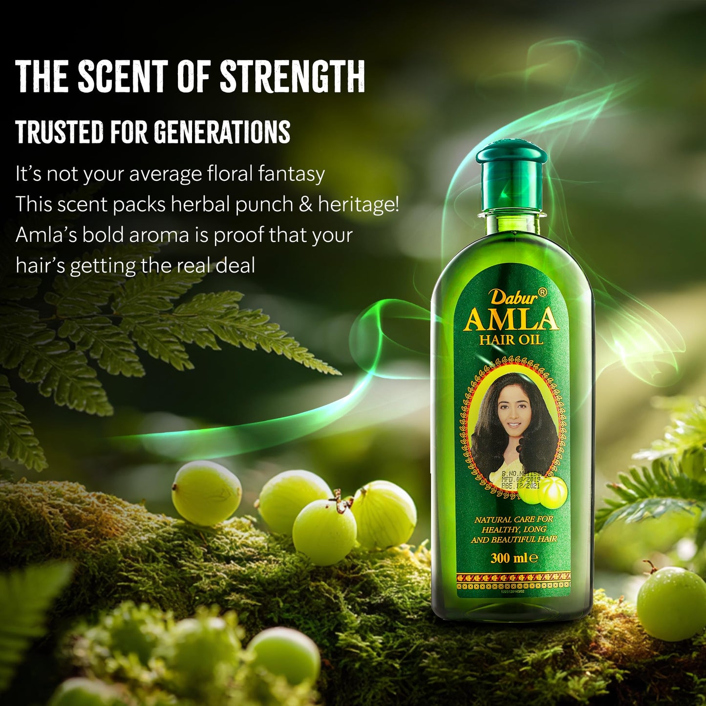 Dabur Amla Hair Oil - 100ml | For Strong, Long & Thick Hair | Nourishes Scalp | Controls Hair Fall, Strengthens Hair & Promotes Hair Growth