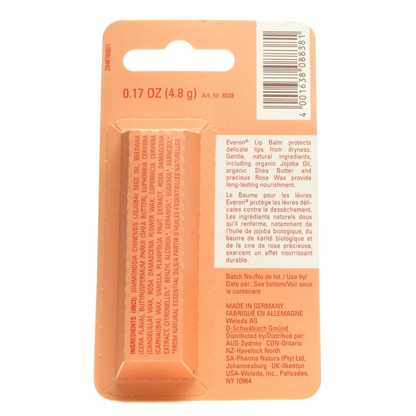 3 Pack x Lip Balm (4g) - Weleda