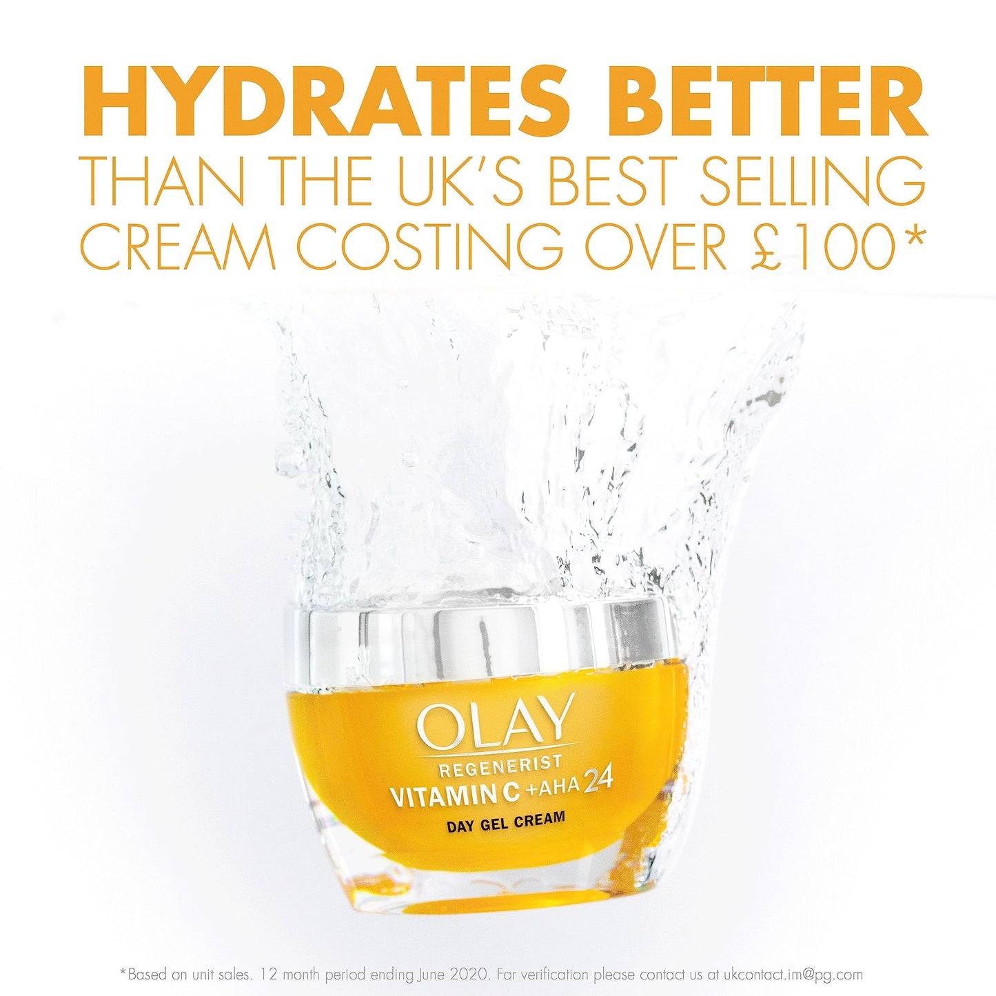 Olay Vitamin C + AHA24 Day Gel Face Cream For Bright And Even Tone 50ml