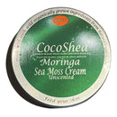 CocoaShea Body Creams | Vegan skincare | GENNI Raw Sea Moss Creams made with virgin Coconut, Argon, Advocado Oils, Shea and cocoa buttert for health, beauty and wellbeing | (Moringa)