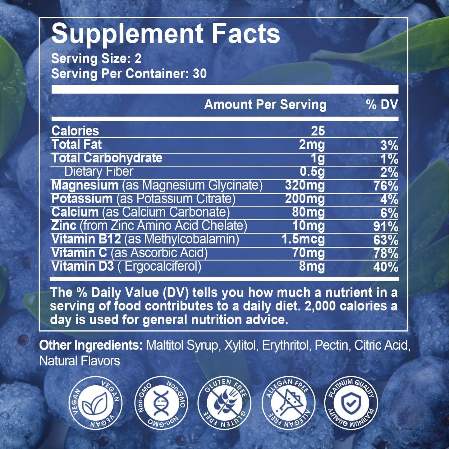 AlphaStateSciences Potassium Magnesium Gummies - Supports Muscle, Bone & Immune Health - 320mg Magnesium Glycinate, 200mg Potassium Citrate, 80mg Calcium Carbonate, 10mg Zinc, Vitamins B12, C, D3