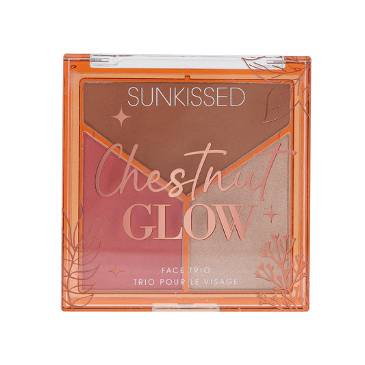 Sunkissed Chestnut Glow Face Trio Palette