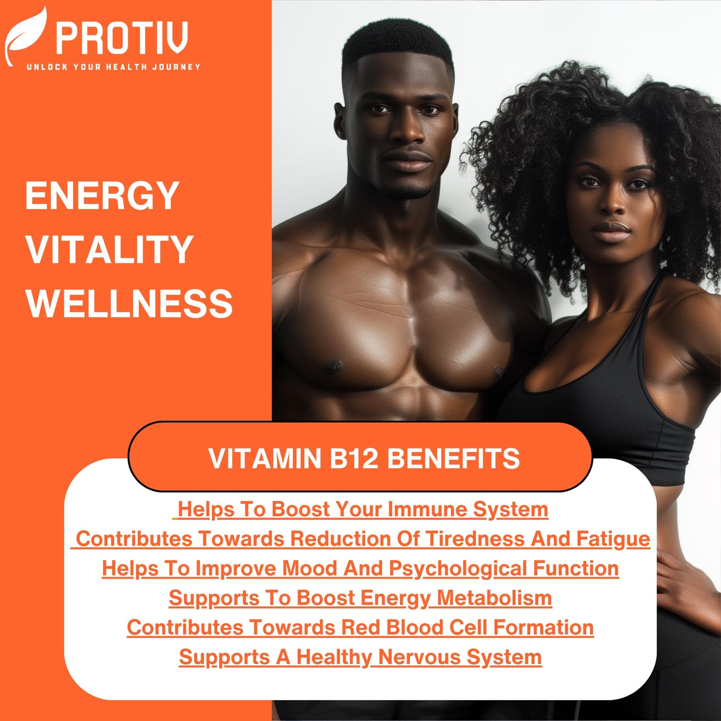 Protiv Vitamin B12 Methylcobalamin Supplement 1 mg - 120 Easy Swallow Daily Capsules - High Strength 1000 mcg per Capsule – Energy and Nervous System Support - UK Manufactured to GMP Standards
