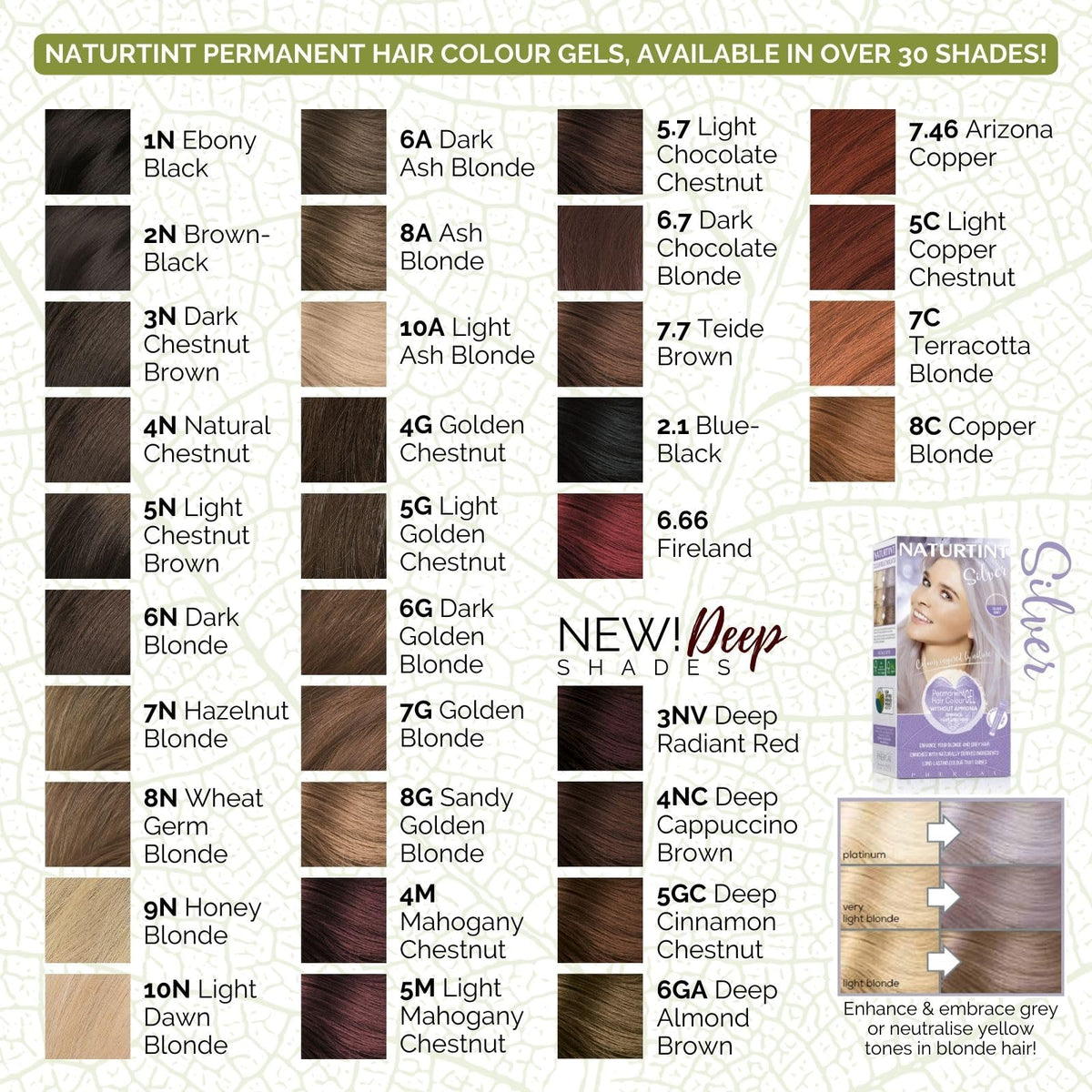 NATURTINT Naturtint Permanent Hair Colour, 3NV Deep Radiant Red, Plant Enriched, Ammonia Free, Long Lasting Grey Coverage and Radiant Colour, Nourishment and Protection