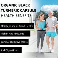 Mad Diet Organic Black Turmeric – 60 Capsules – Powerful Antioxidant & Anti-Inflammatory Support – Promotes Joint Health & Digestive Wellness