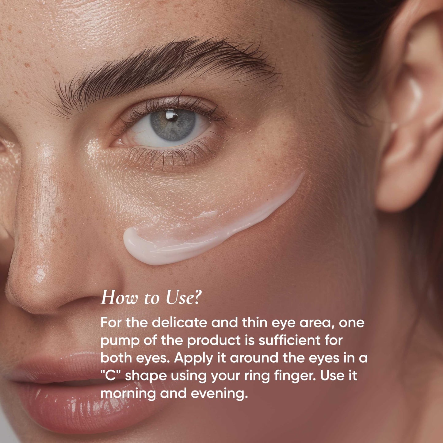 Bioterra Organic Lifting Eye Cream, Natural Ingredients with Donkey Milk and Black Currant, Anti-Aging, Nourishes & Reduces Wrinkles, 15 ml