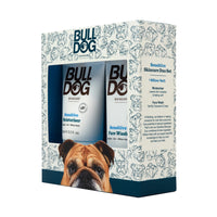 Bulldog Skincare - Sensitive Skincare Duo, Gift Set for Men (x1 Sensitive Moisturiser 100 ml, x1 Sensitive Face Wash 150 ml)
