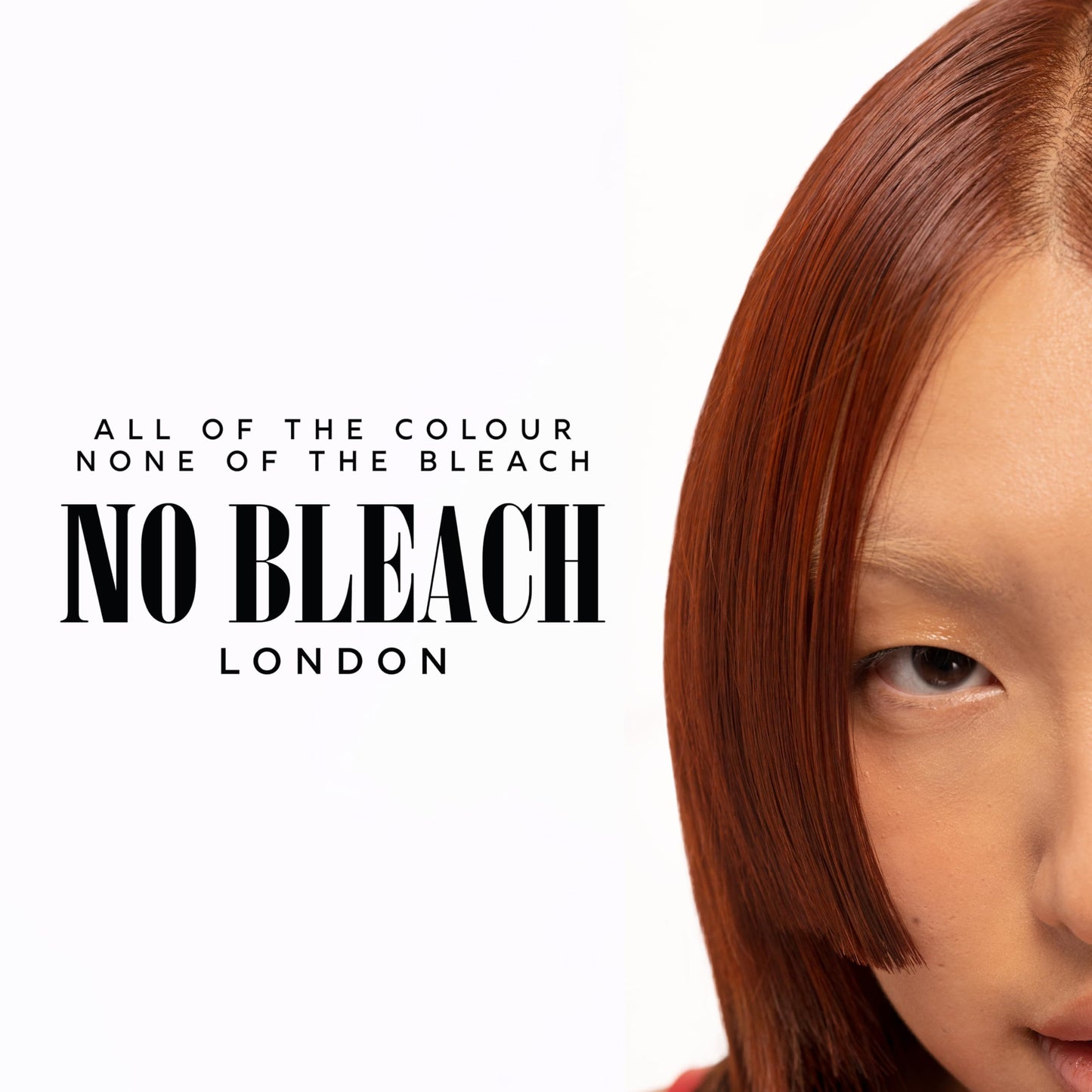 No Bleach London Permanent Hair Dye, Long-Lasting and Multi-dimensional At-Home Hair Colour, Fortified with Vegan Sea Silk and Cocamide for Incredible Shine, Colour: Natural Copper (Complete Kit)
