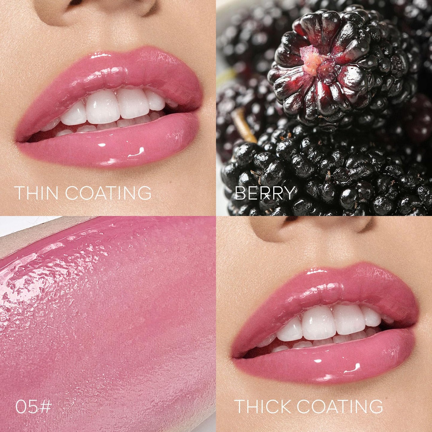 KYDA Lip Balm Tint, Moisturizing, Plumping Lip Butter Balm Lip Mask, Hydrating Lip Sleep Mask for Hydration & Shine with Fruit Essence-05 Berry