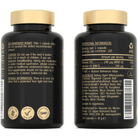 Vitamin D3 K2 Capsules - High Strength Vitamin D Tablets - 4000 IU Vitamin D & 100mcg Vitamin K MK7-120 Capsules - UK Made & Vegetarian - VIT D3 K2 Supplement for Strong Bones, Teeth, Immune System