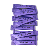 Vida Glow - Natural Hydrolysed Marine Collagen Sachets | Promotes Glowing Skin + Smooths Fine Lines (Blueberry, 30 Sachets)