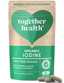 Organic Seaweed Iodine Supplement – Together Health – from Organic Seaweed – Natural Source of Iodine – Vegan Friendly – Made in The UK – Pack of 3-90 Vegecaps