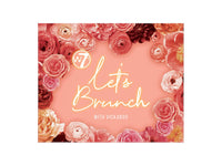 W7 Let's Brunch With Vickaboo Eyeshadow Palette - 12 Colours: Pinks, Browns, Golds, Oranges - Mattes, Metallics, Glitters - Vegan, Cruelty Free Makeup by W7 Cosmetics