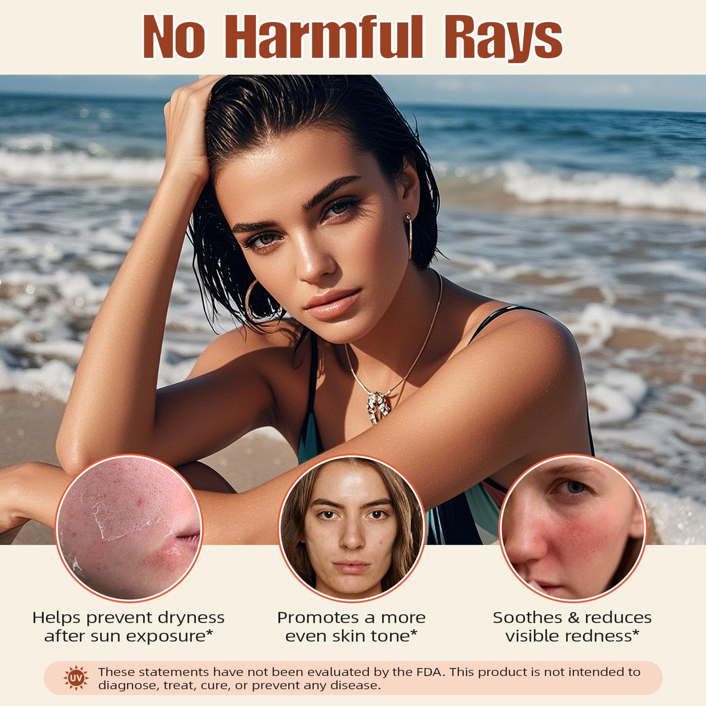 Tanning Drops Drink,Sunless Tanning Drops to Drink,Natural Sunbathing Without Sun Damage,Enhancing Natural Skin Tone,Nourishing and Moisturizing