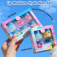 ChicNana Lip balm Set, 6 Packs Lip Balm Multipack Long Lasting Lips Moisturizer Intensive Lip Repair Treatment for Cracked, Dry and Chapped Lips Day Night Lip Care (6Pcs Blue Package)