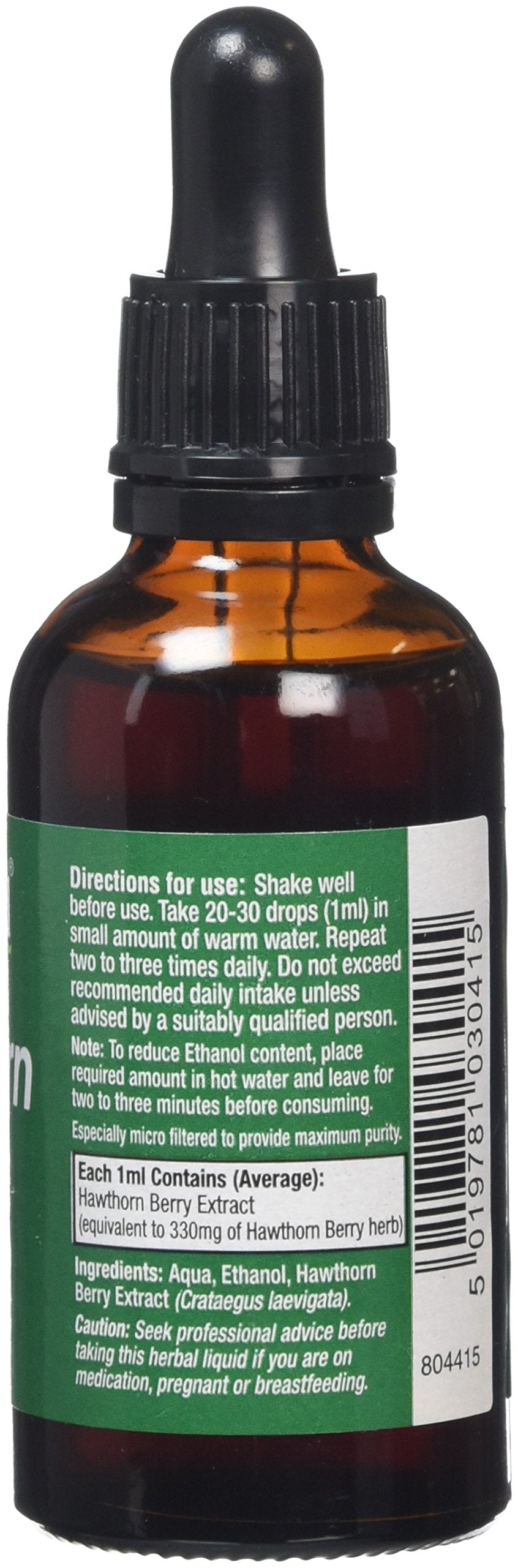 HealthAid Hawthorn Berry (Crataegus laevigata) 50ml Liquid