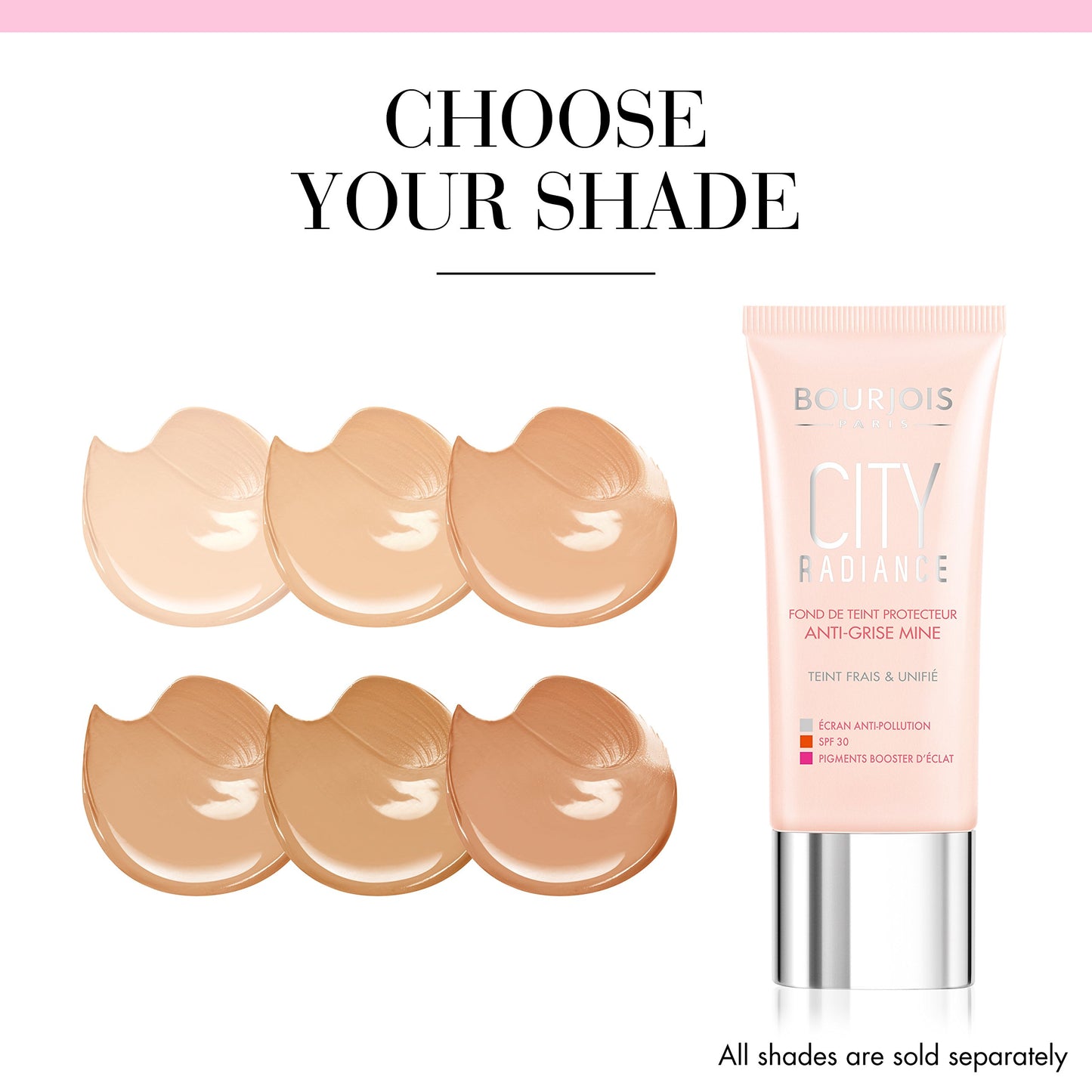 Bourjois City Radiance Medium Coverage Foundation 2 Vanilla, 3ml