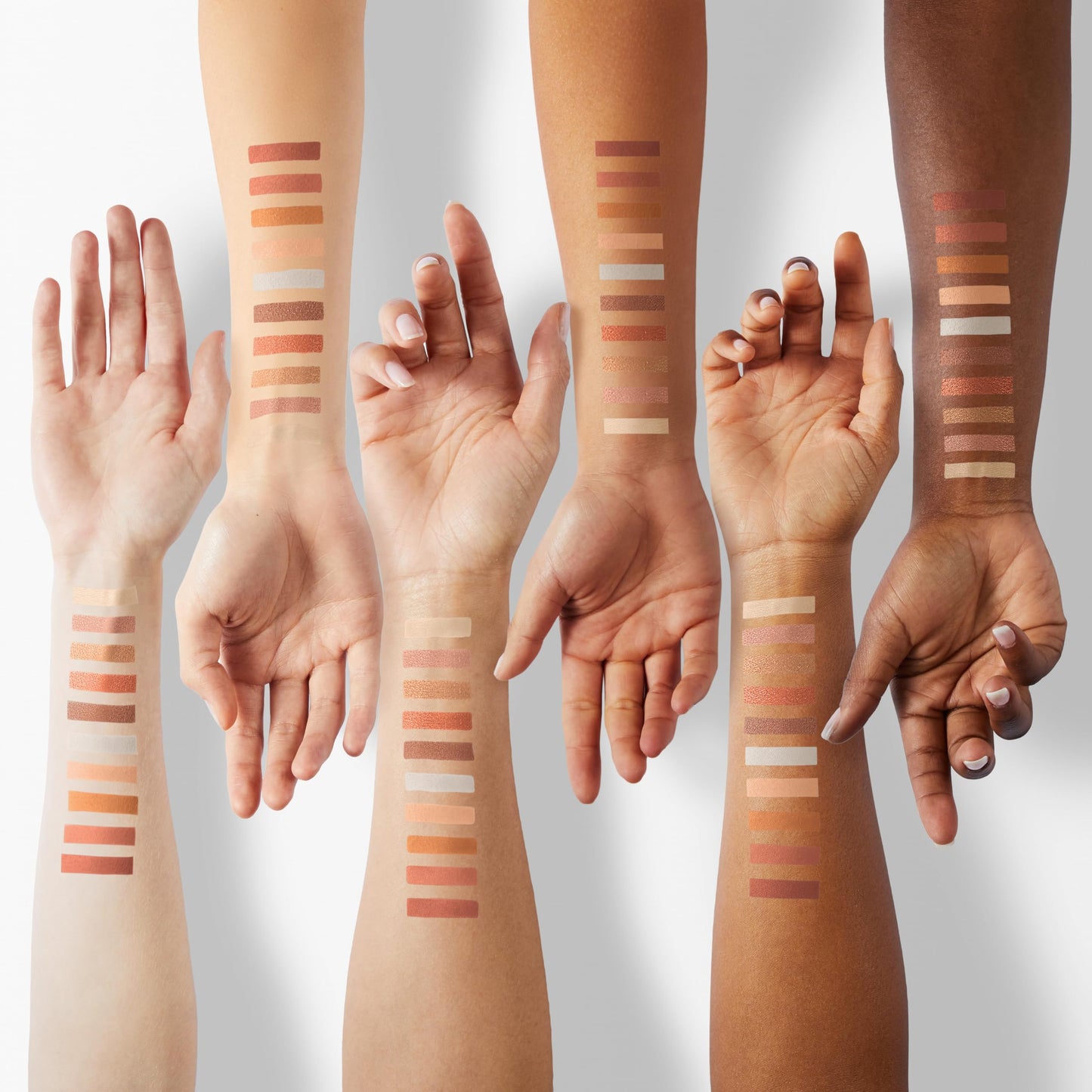 Profusion Cosmetics Nudes 10 Shade Eyeshadow Palette, Multicolour