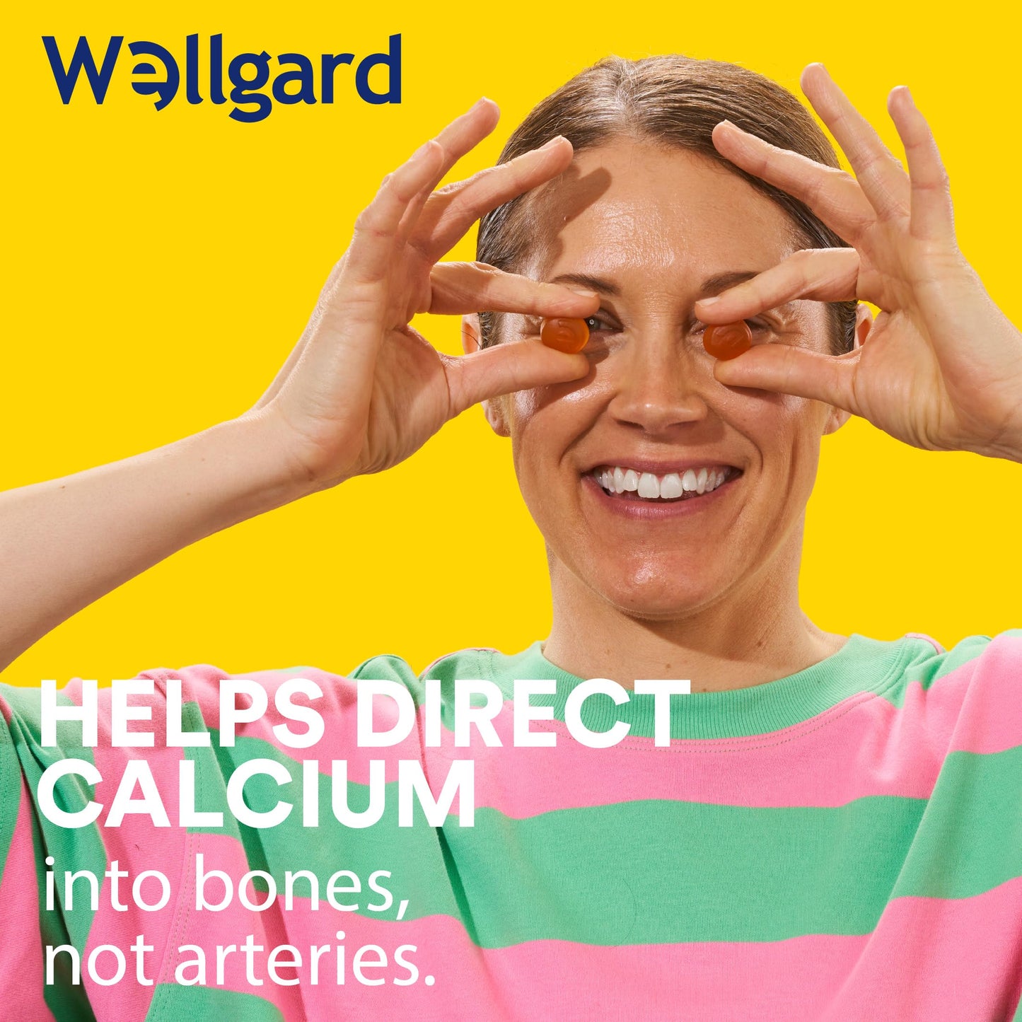 Wellgard Vitamin D3 K2 Gummies – Vitamin D3 K2 Gummies, Supports Bone Health, Immune System and Muscle Health