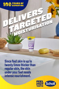 Scholl ExpertCare Advance Repair Foot Cream 150ml, Intensive Moisturiser for Cracked Heels and Dry Cracking Skin with Uvit, Urea, and Pro-Vitamin B5 Complex for Softer Smoother Feet