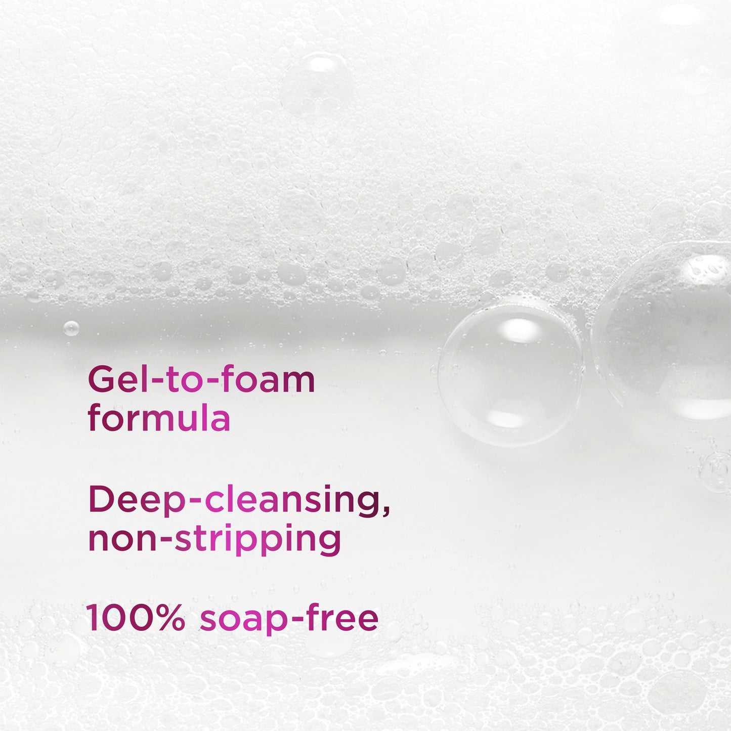 Simple Smoothing Gel Face Cleanser Suitable For Even The Most Sensitive Skin Gel Cleanser With 5% Lactic Acid and Hyaluronic Acid 240 ml