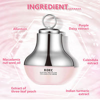 ANGEL SILK KOEC Electric Massage Eye Cream for Dark Circle, Firm and Smooth of Fine Lines, Tired Eye Refreshment with Gentle Vibration, for Anti-Wrinkle, Firming, Moisturizing