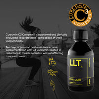 LLT1 liposomal Curcumin C3 Complex (95% curcuminoids) 240ml - lipolife - Advanced Nutrient delivery