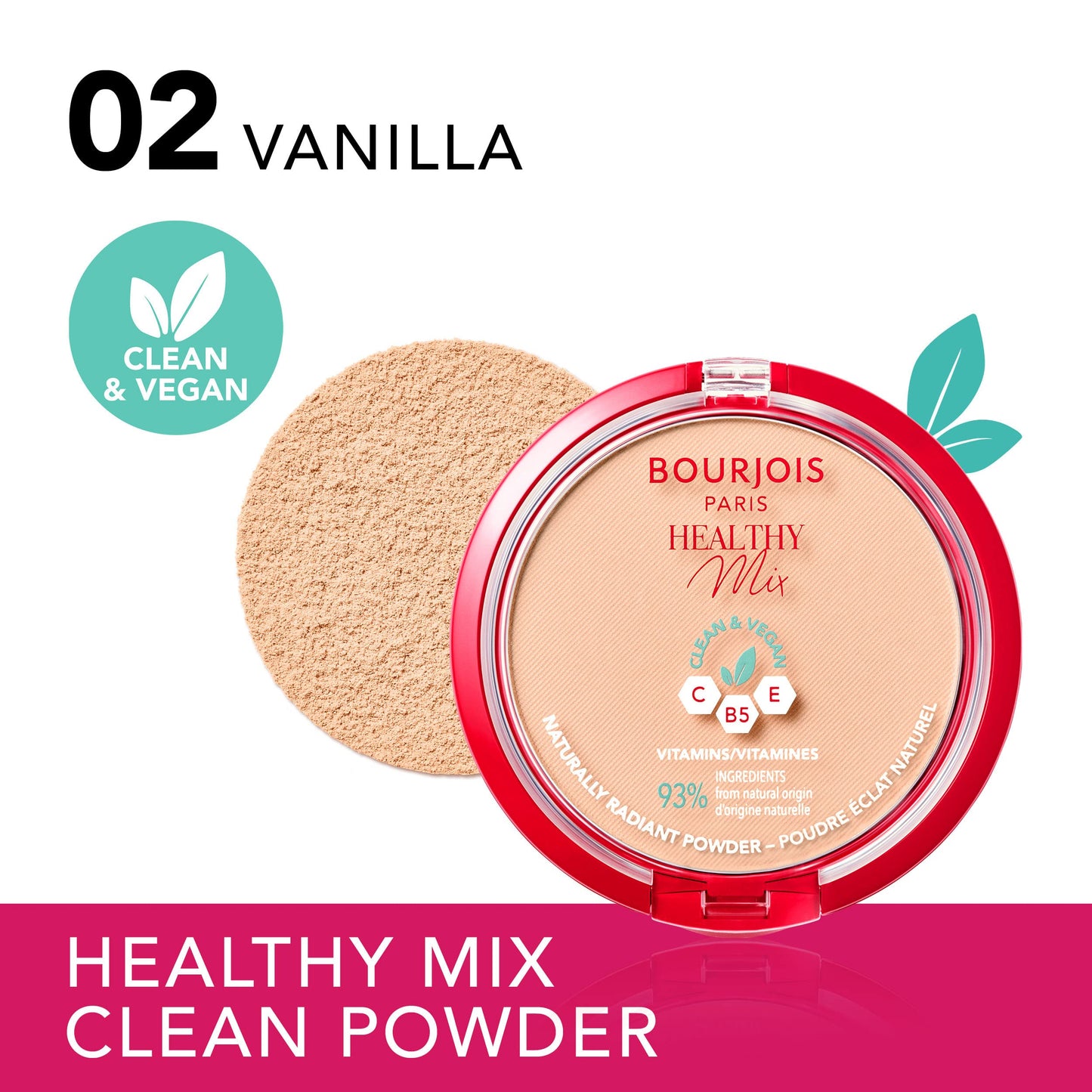 Bourjois Healthy Mix polvos Vanilla 02 10g