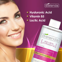 Bielenda Skin Clinic - Face Tonic Effectively Cleanses The Skin Strong Rejuvenation Reduction of Wrinkles Skin Revitalization - Skin Clinic Professional with Lactic and Hialuronic Acid - 200 ml