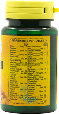 Veganicity Multi Vitamin & Mineral : General Health and Well-Being Supplement : 60 Tablets, in a Planet-Friendly 99% Recycled Pot