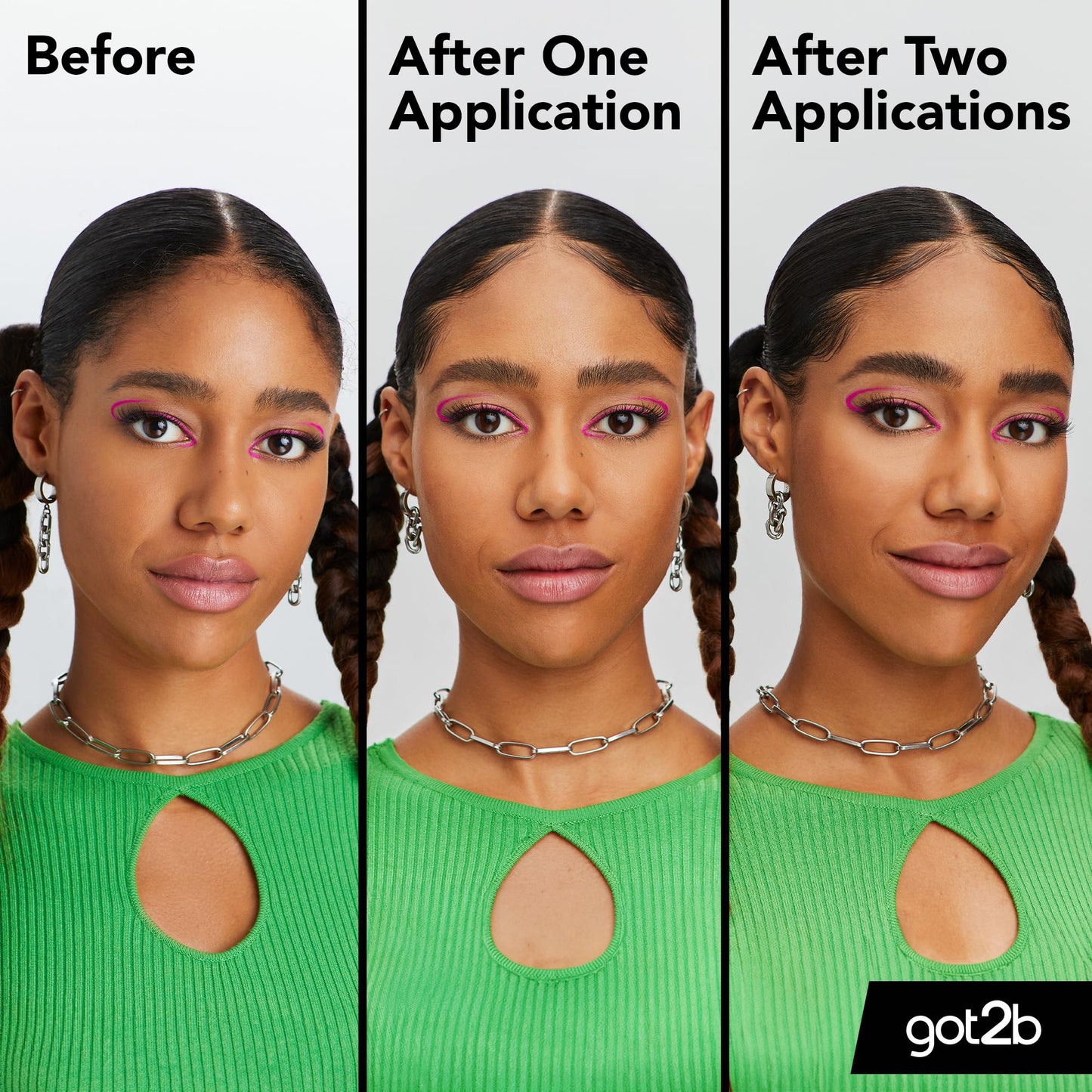 Got2B got2b Glued 4 Brows & Edges Tinted Gel Black 16mL