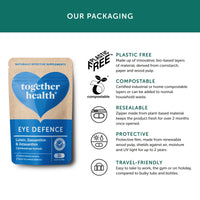 Eye Defence – Together Health – Powerful Carotenoids: Astaxanthin Zeaxanthin & Lutein – Vitamin A – Protects Against Blue Light – Vegan Friendly – Made in The UK – 30 Vegetable Capsules