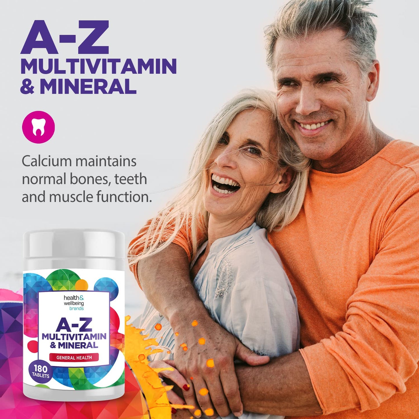 Club Vits A-Z Multivitamin and Minerals 180 Tablets, Vitamins for Men's and Women's, 23 High Strength Vitamins and Minerals Including Iron, Zinc Vitamin C and More (180)