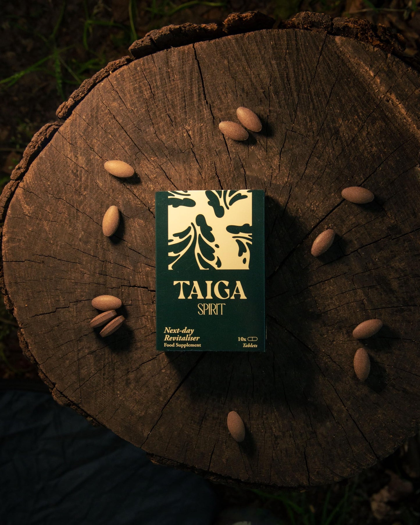 Taiga Spirit | Lignin, Glycine and Vitamin B1 (Support Body’s Natural Recovery Process After Drinking) | Food Supplement | Vegan | 10 Tablets (5 doses)