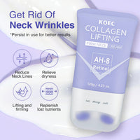 TMYIOYC ANGEL SILK AH-8 Collagen Neck Firming Cream - Best for Tightening Sagging Skin, Neck Cream for Sagging and Tighten, Retinol Neck Tightening Cream with Roller, Tighten and Lift Neck Cream 2pcs