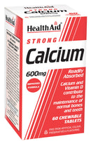 HealthAid Calcium 600mg - Chewable - 60 Tablets