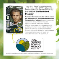 Naturtint Men Permanent Hair Colour Gel 7N Hazelnut Blonde for Hair Beard and Moustache. Ammonia Free, up to 100% Grey Coverage, Natural Looking Long Lasting Results