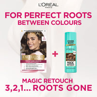 L'Oréal Paris Excellence Crème Permanent Hair Dye, Radiant At-Home Hair Colour with up to 100% Grey Coverage, Pro-Keratin, Up to 8 Weeks of Colour, Colour: 5 Natural Brown