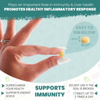 Only Nutrients | Ginger Turmeric Bromelain & Papain with Black Pepper Extract | 180 High Strength Botanical Anti-Inflammatory Tablet Supplements | GMP Approved | UK Made