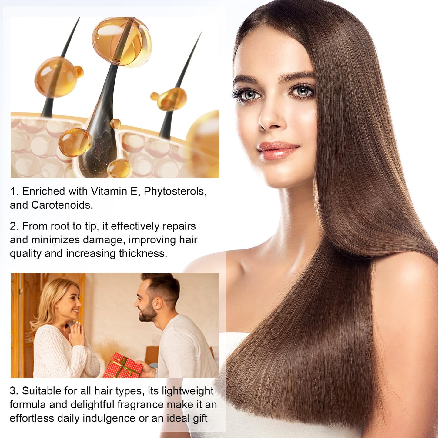 Datival Batana Oil for Hair Growth, 100% Pure Batana Oil Hair Mask, Scalp and Hair Oil, Repair Damaged Hair, Nourishes Thin Hair Scalp Skin and Loss Hair Growth Fir, for All Hair Types, 4.2Oz