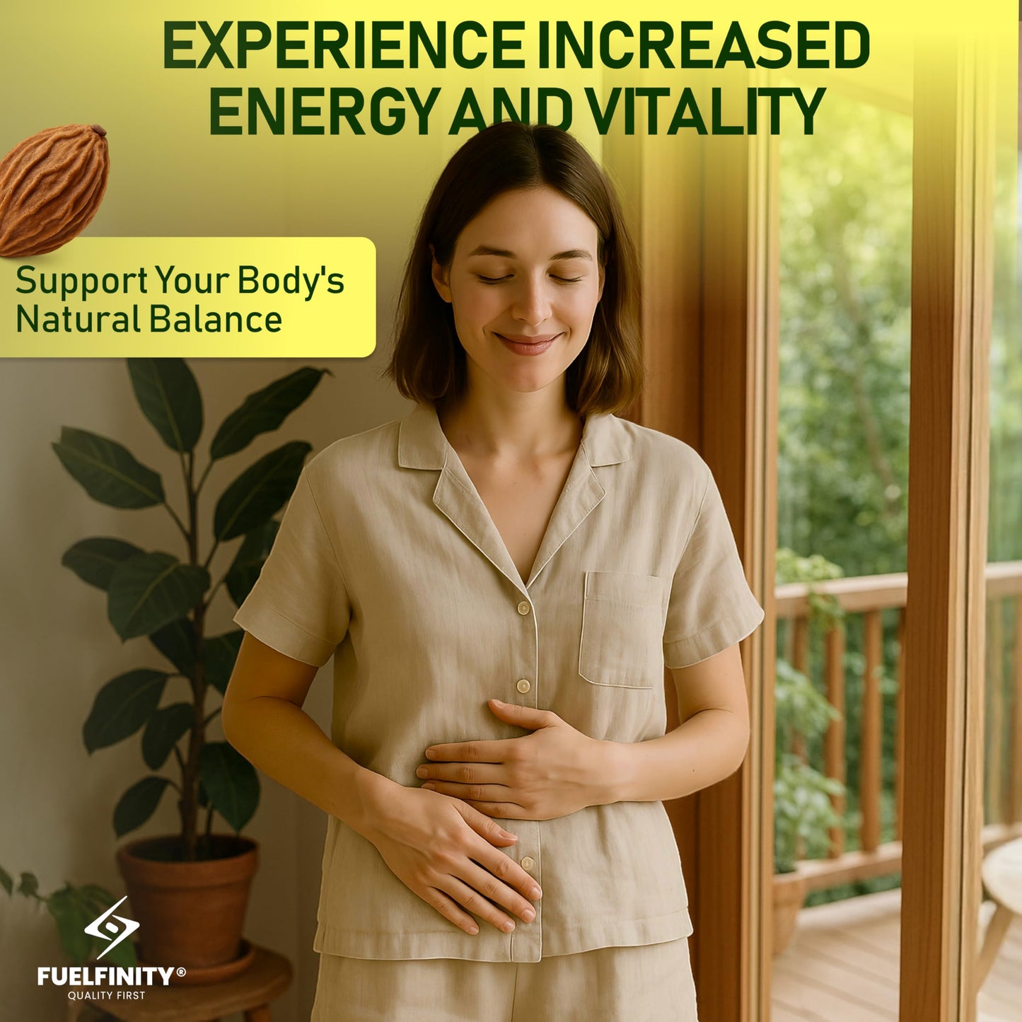 Triphala Powder Organic Capsules - 2000 mg - 240 Capsules - Pure Whole Fruit Triphala Organic Capsule - Natural Constipation Relief & Digestion Support - FuelFinity® - Clean Ayurvedic Detox Vegan