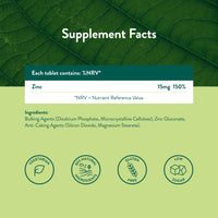 Holland & Barrett Zinc 15mg - Supports The Immune System - 120 Tablets