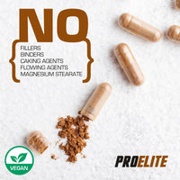Lions Mane Mushroom Supplement 10,000mg - 120 Capsules Vegan High Strength 20:1 Extract � Lions Mane Capsule Not Powder or Tablets Made in The UK by PROELITE