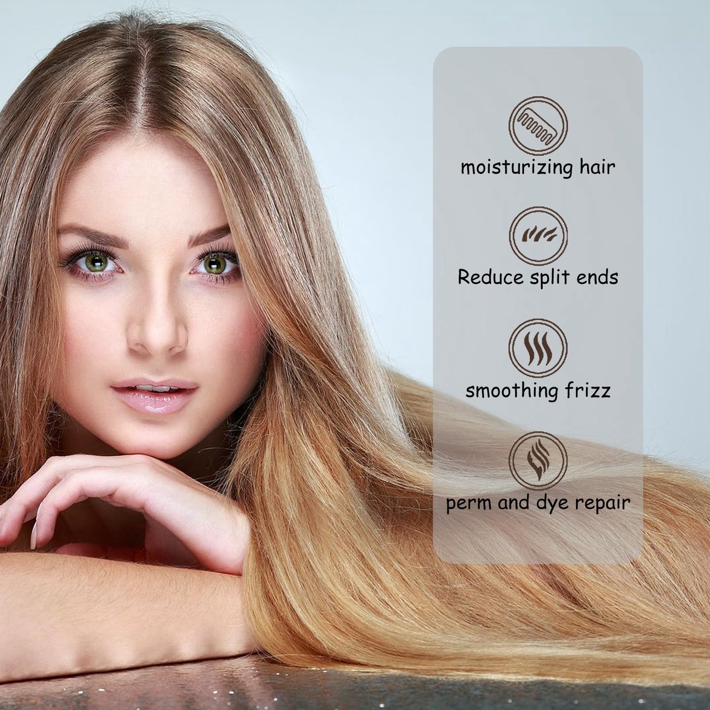 Oumun Deoxyribose Sugar Gel Hair Growth,Sugar Hair Growth Serums,Hair Serum for Hair Gro/wth,Hair Thickening Essence,Ha/ir Breakage Treatment,Ha/ir Oil for Dry Damaged Ha/ir,Deeply Nourish and Repair