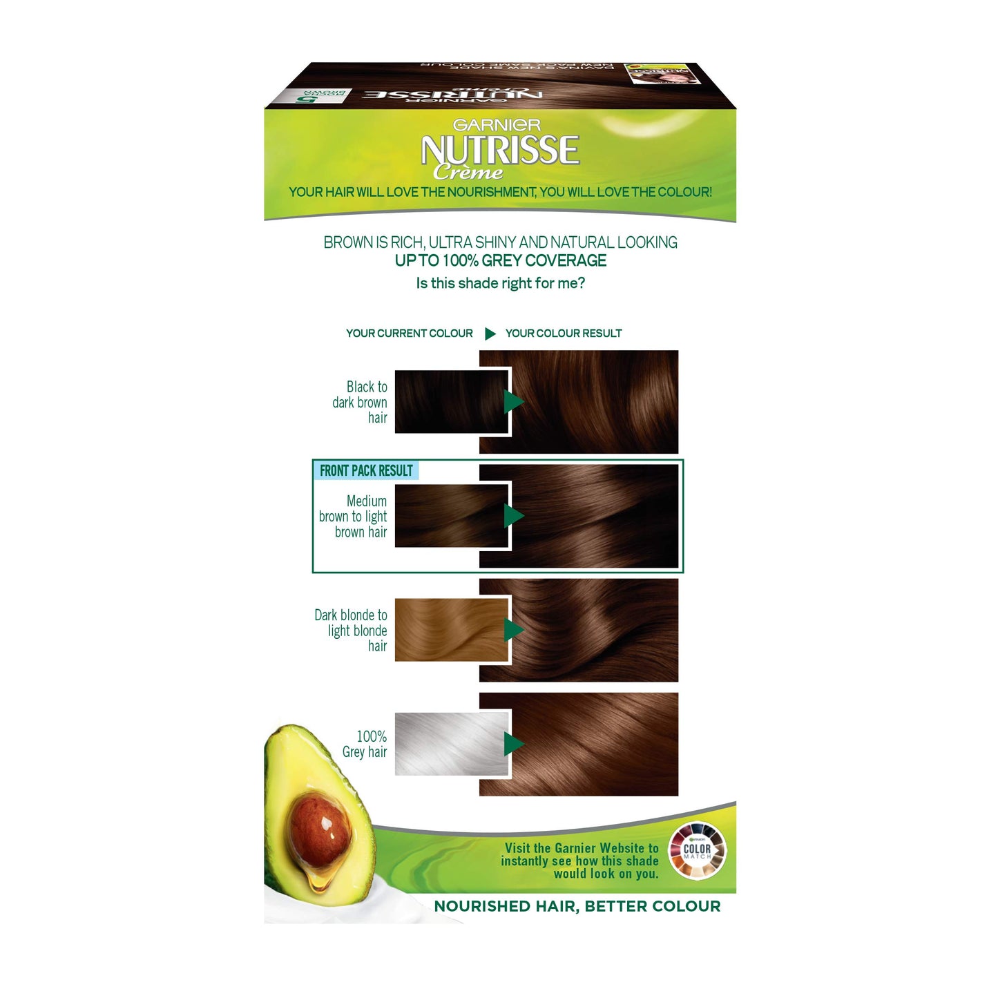 Garnier Nutrisse Brown 5.0